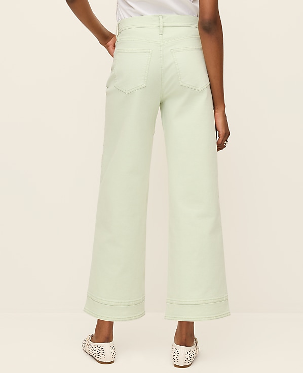 The Petite Wide-Leg Crop Jean