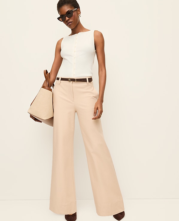 The Modern Wide-Leg Pant in Bi-Stretch