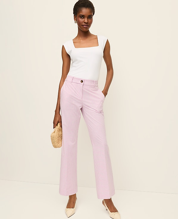 The Jayne Crop Trouser In Gingham
