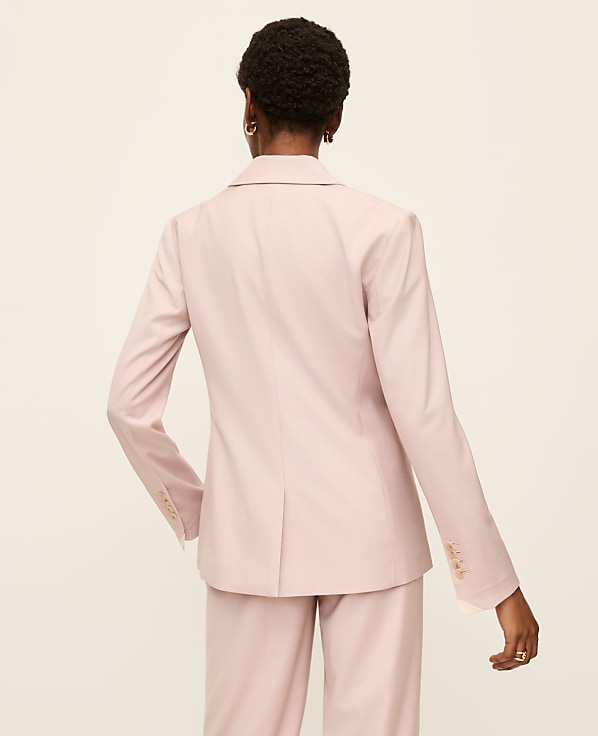 The Long Single Button Blazer