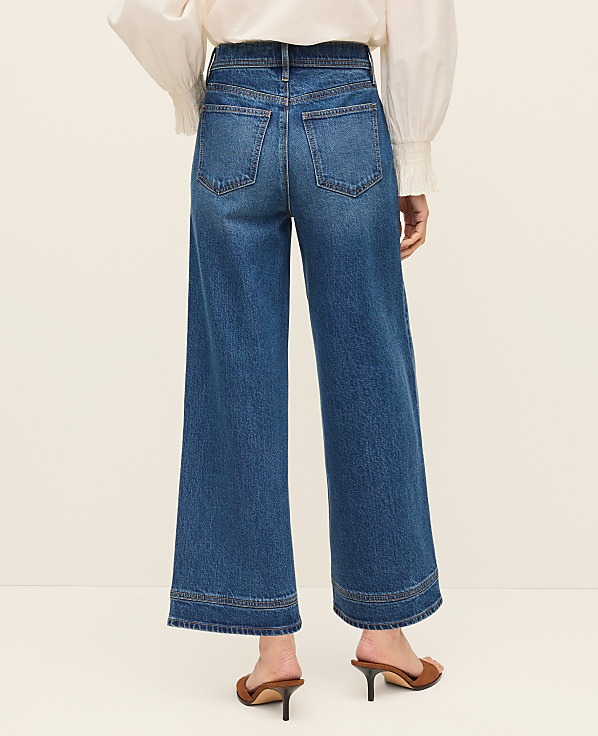 The Petite Wide-Leg Crop Jean