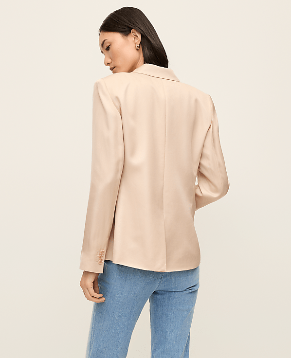 The Petite Hutton Blazer in Shine