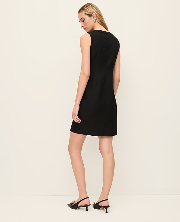 Button Shift Dress