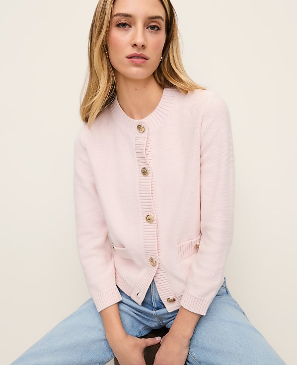 Crew Neck Cardigan