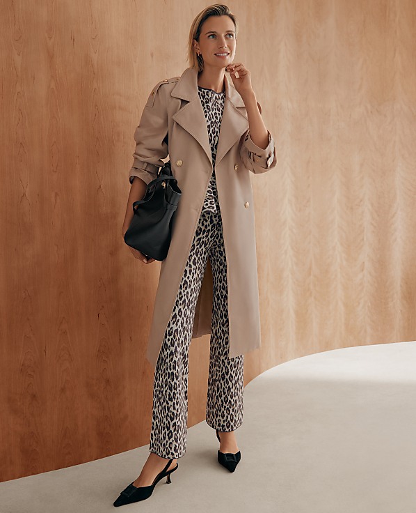 Petite Refined Trench Coat