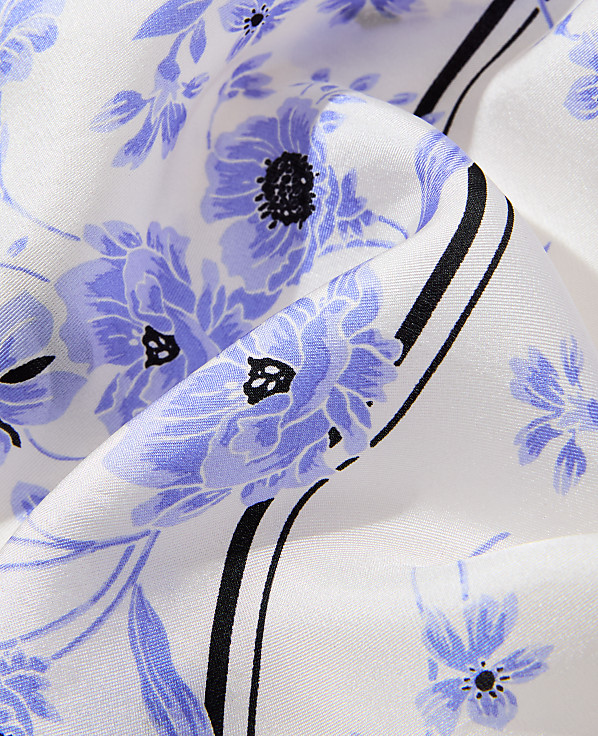 Floral Silk Scarf