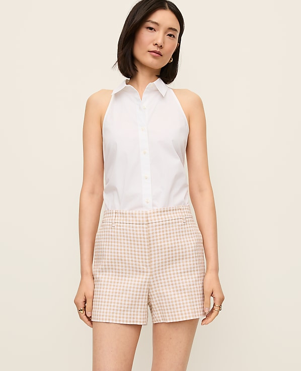 The City Short in Gingham