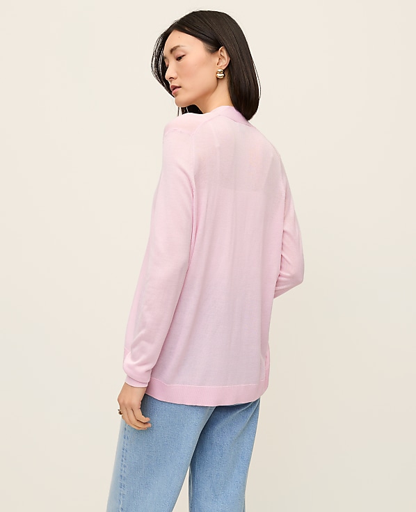 Lightweight Open Cardigan
