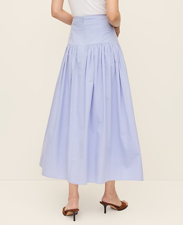 Gathered Maxi Skirt