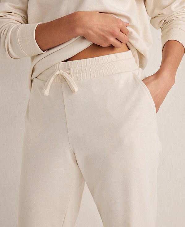 Haven Well Within Botanical-Dyed Organic Cotton Interlock Joggers