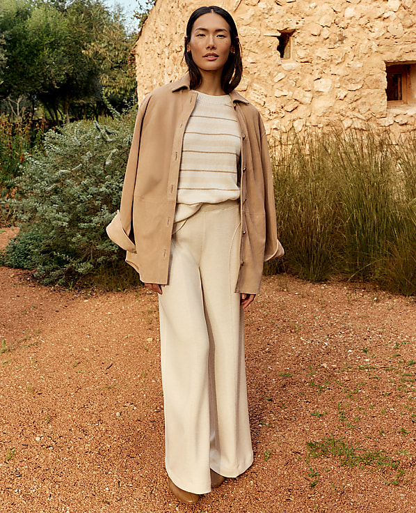 Haven Well Within Soft Knit Wide Leg Pants