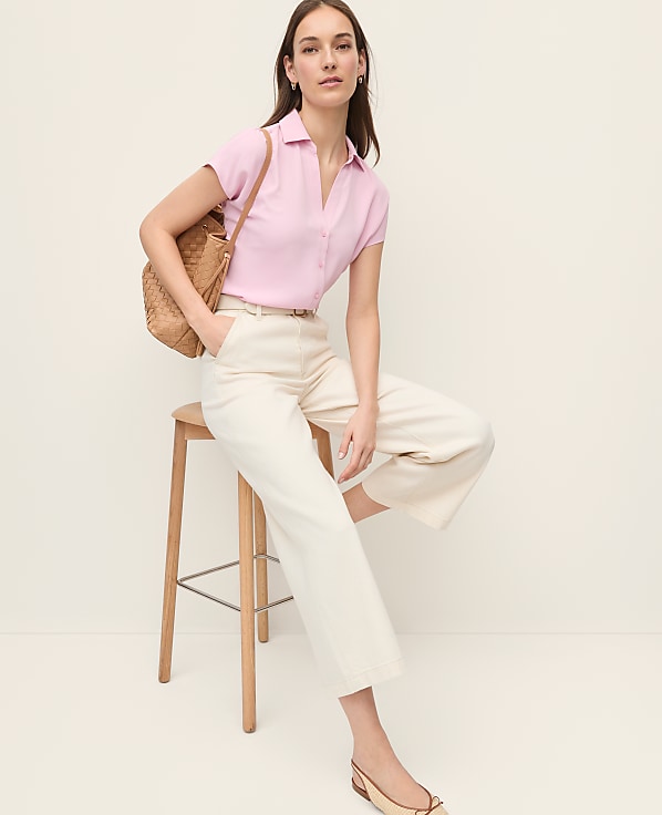Split Neck Blouse