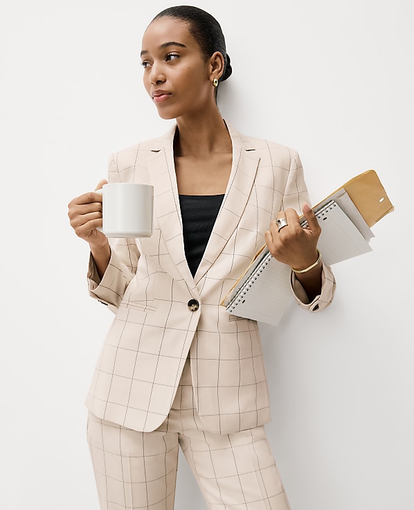The Hutton Blazer in Windowpane