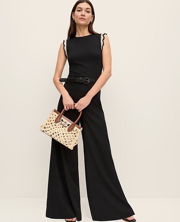 The Statement Palazzo Pant in Linen Blend