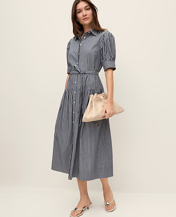Striped Shirtdress