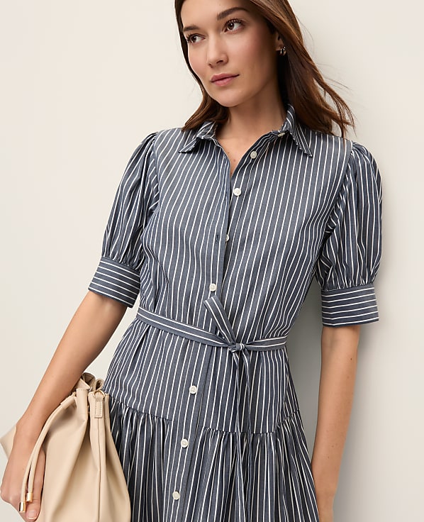 Striped Shirtdress