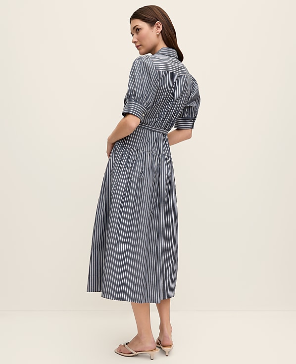 Striped Shirtdress