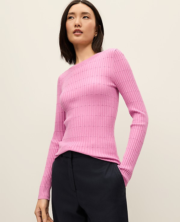 Weekend Textured Stitch Sweater