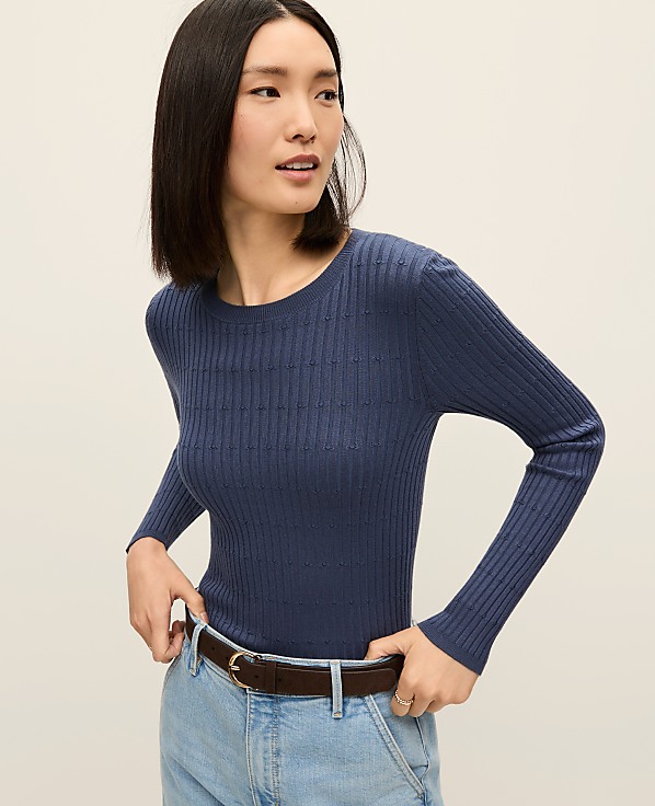 Weekend Textured Stitch Sweater
