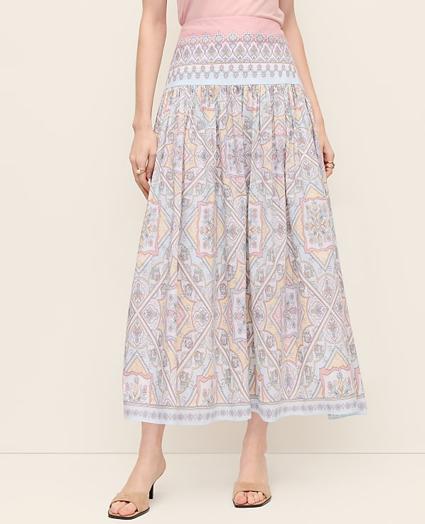 Paisley Maxi Skirt