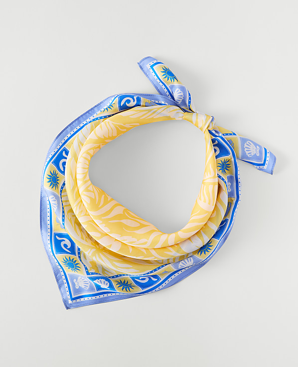 Weekend Floral Silk Scarf