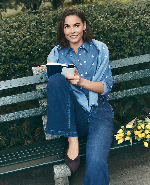 Weekend Chambray Relaxed Perfect Shirt