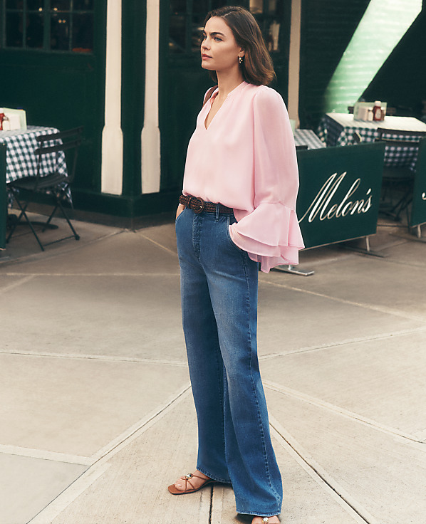 The Petite Denim Trouser