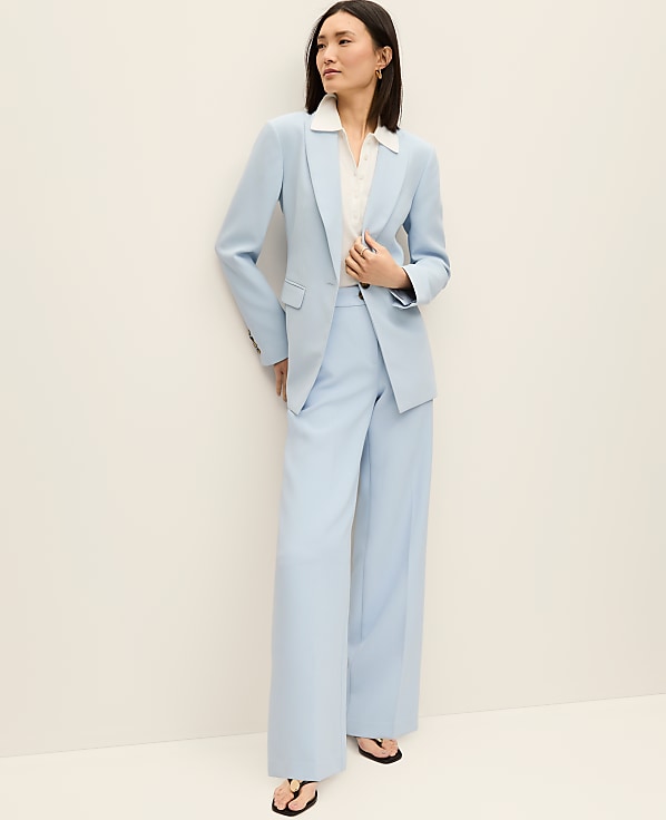 The Perfect Wide-Leg Pant in Fluid Crepe