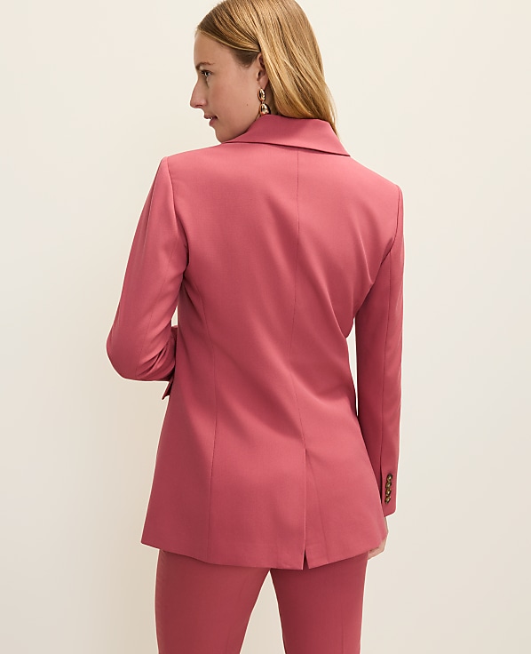 The Petite Fitted Long Blazer