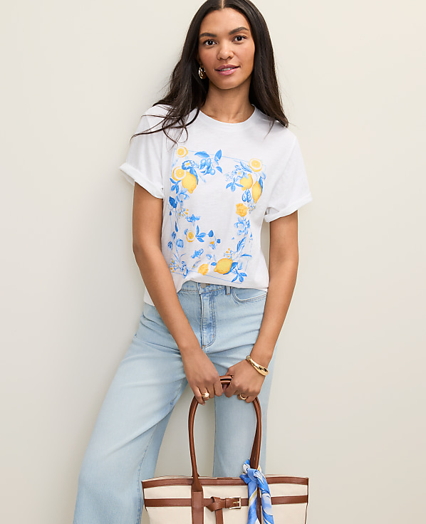 Weekend Floral Graphic Tee