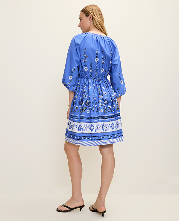 Weekend Floral Shirred Dress