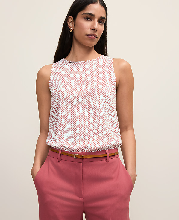 Mixed Media Lace Trim Top