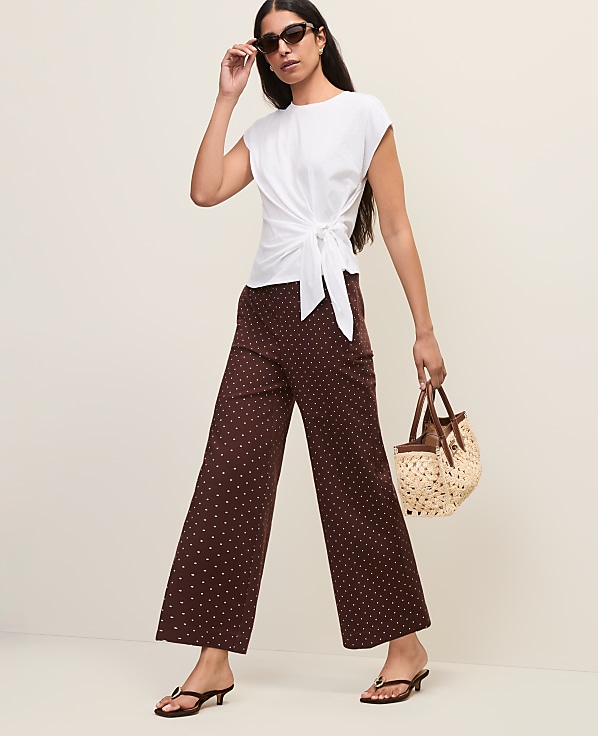 The Grace Pant in Polka Dot