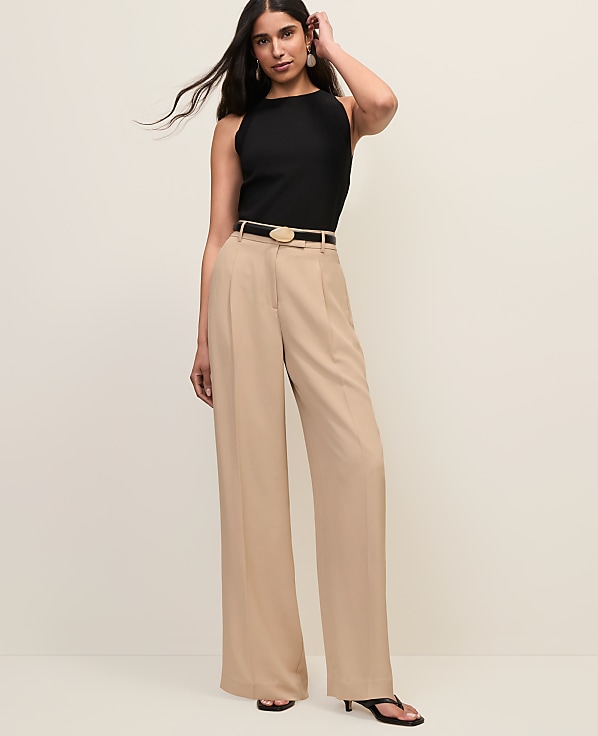 The Pleated Straight Pant