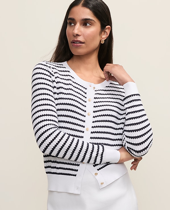The Striped Ann Cardigan