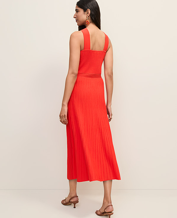 Ribbed Halter Sweater Dress