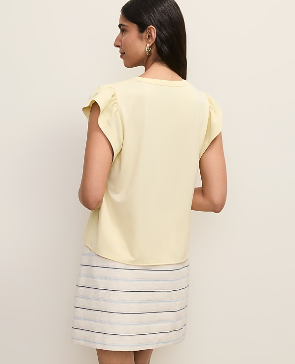Flutter Sleeve Top