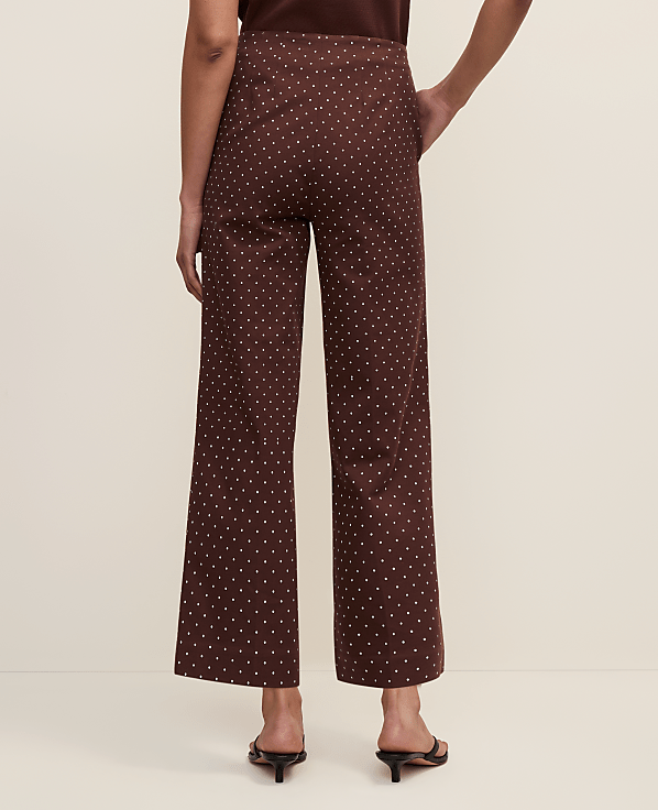 The Petite Grace Pant in Polka Dot