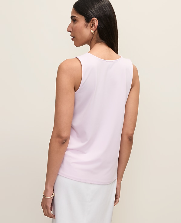 Petite Mixed Media Tank Top
