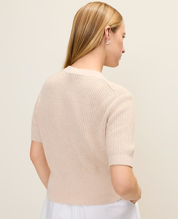 Petite Elbow Sleeve Cardigan