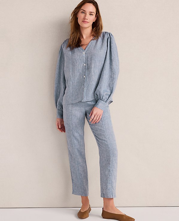 Haven Well Within Linen Straight Leg Pants