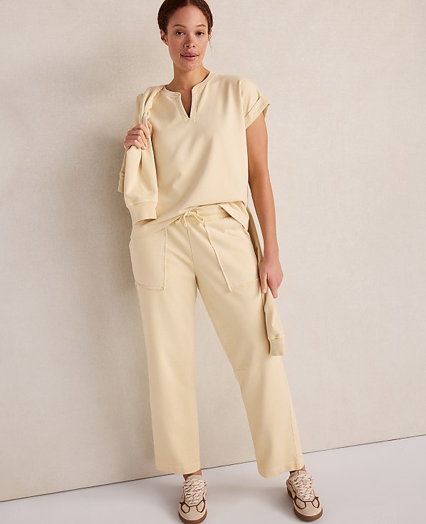 Haven Well Within Garment-Dyed Organic Cotton Terry Tee