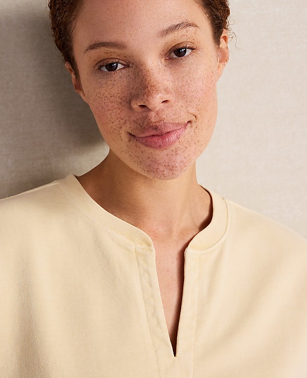 Haven Well Within Garment-Dyed Organic Cotton Terry Tee