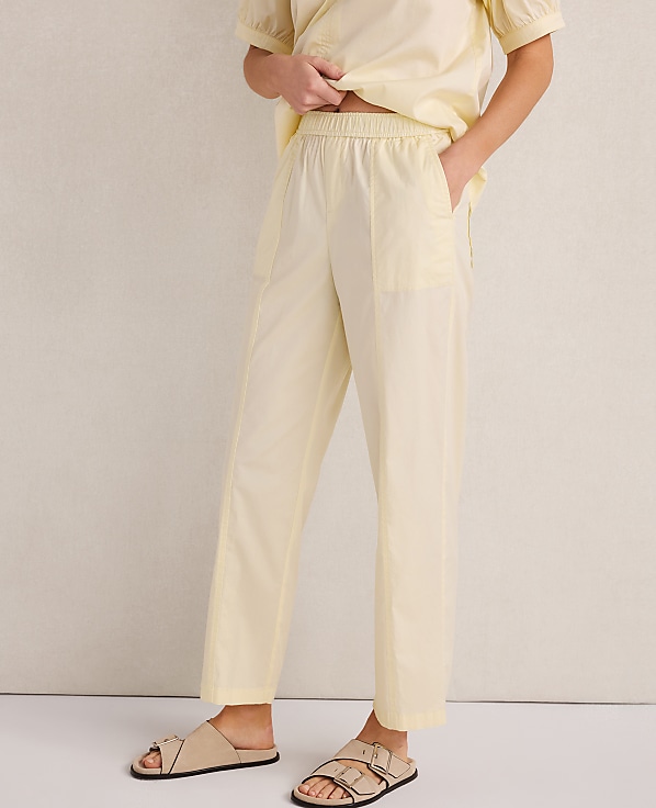 Haven Well Within Organic Cotton Twill Tapered Pants