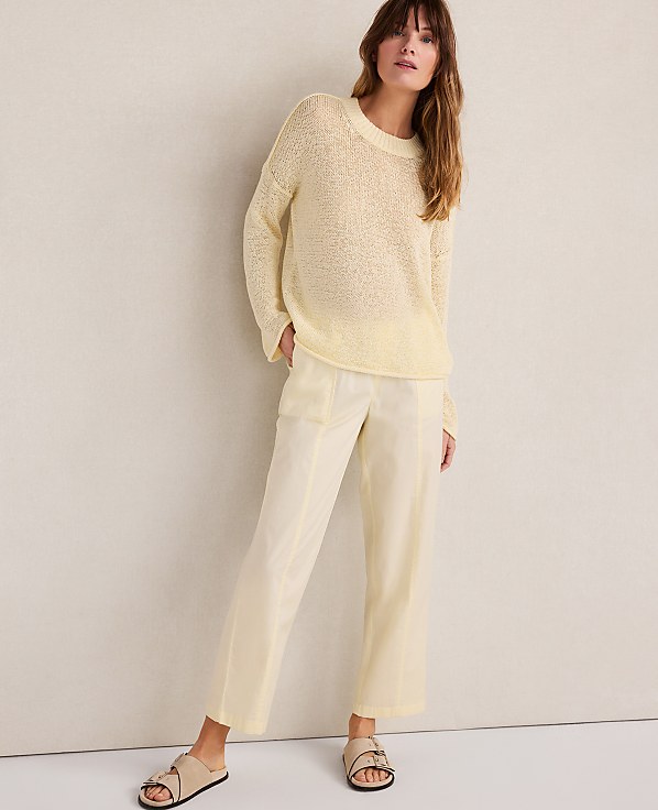 Haven Well Within Organic Cotton Twill Tapered Pants