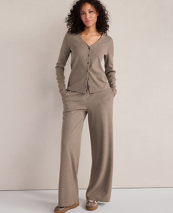 Haven Well Within Organic Cotton Rib Knit Cardigan