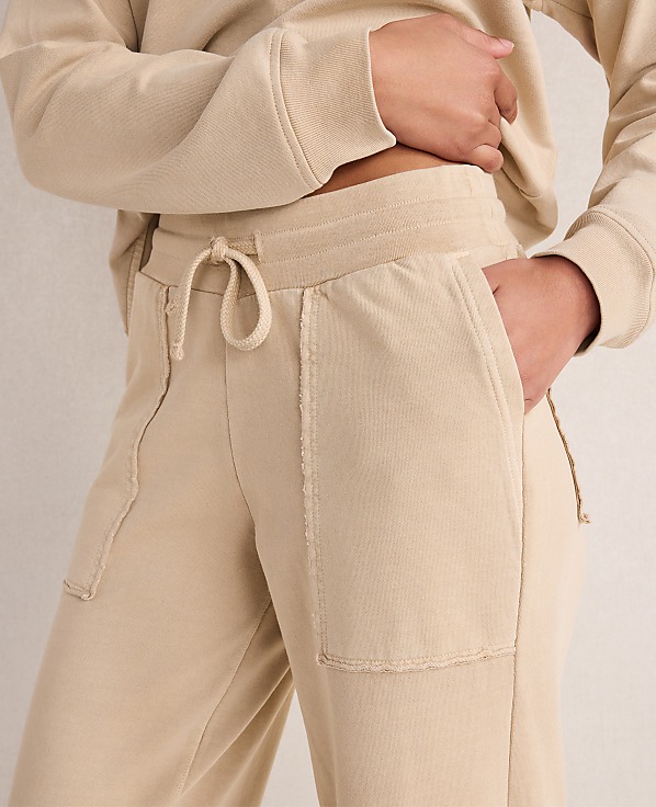 Haven Well Within Garment-Dyed Organic Cotton Terry Pants