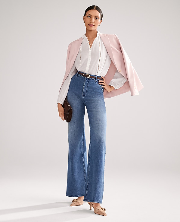 The Petite Denim Trouser