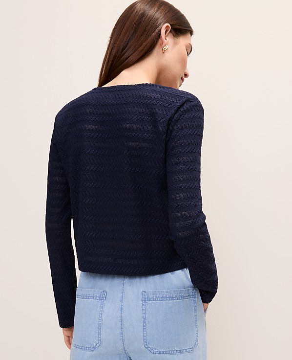 Textured Knit Cardigan
