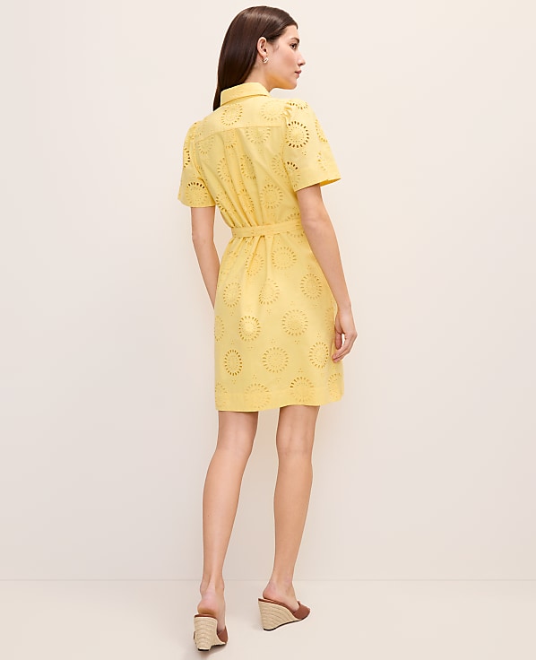 Weekend Eyelet Shirtdress